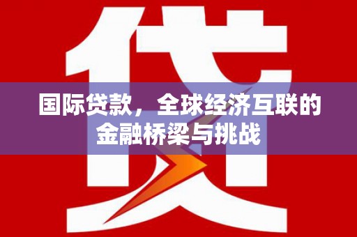 瑞芳国际贷款，全球经济互联的金融桥梁与挑战