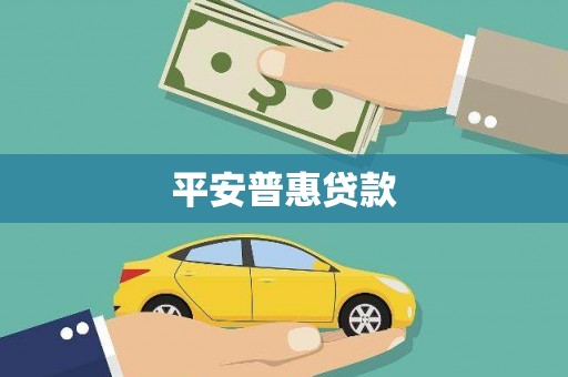 瑞芳平安普惠贷款