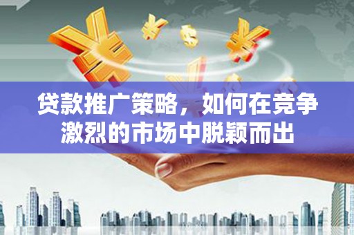 瑞芳贷款推广策略，如何在竞争激烈的市场中脱颖而出