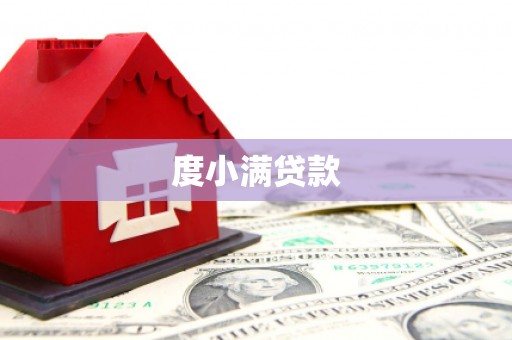瑞芳度小满贷款