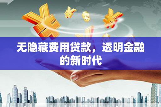 瑞芳无隐藏费用贷款，透明金融的新时代