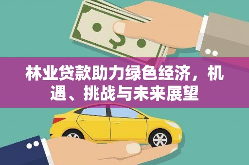 瑞芳林业贷款助力绿色经济，机遇、挑战与未来展望