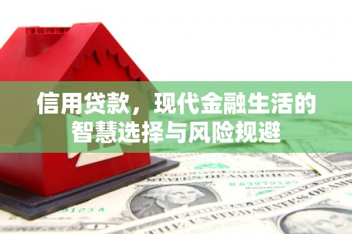 瑞芳信用贷款，现代金融生活的智慧选择与风险规避