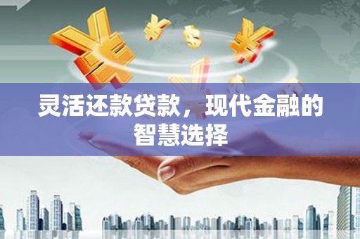瑞芳灵活还款贷款，现代金融的智慧选择