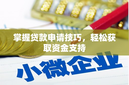 瑞芳掌握贷款申请技巧，轻松获取资金支持