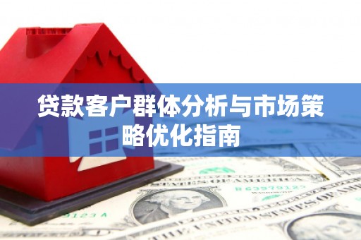 瑞芳贷款客户群体分析与市场策略优化指南