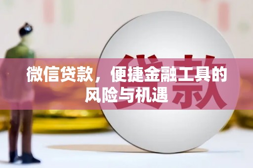 瑞芳微信贷款，便捷金融工具的风险与机遇