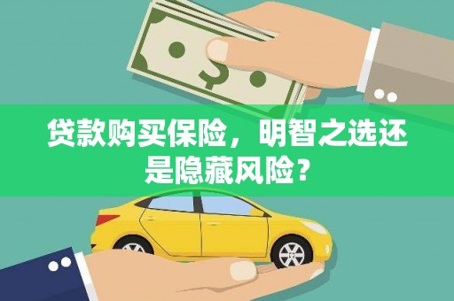 瑞芳贷款购买保险，明智之选还是隐藏风险？