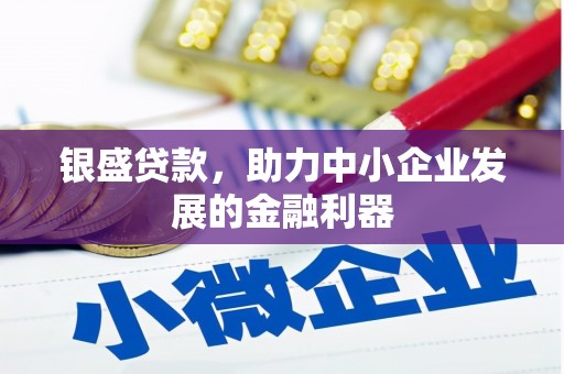 瑞芳银盛贷款，助力中小企业发展的金融利器