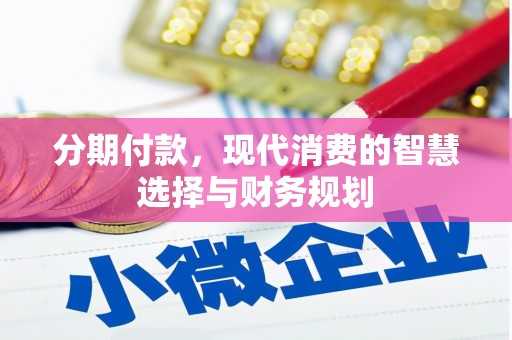 瑞芳分期付款，现代消费的智慧选择与财务规划