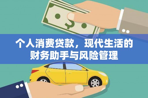 瑞芳个人消费贷款，现代生活的财务助手与风险管理