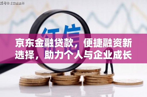 瑞芳京东金融贷款，便捷融资新选择，助力个人与企业成长