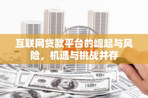 瑞芳互联网贷款平台的崛起与风险，机遇与挑战并存