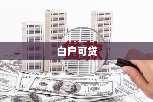 瑞芳白户可贷