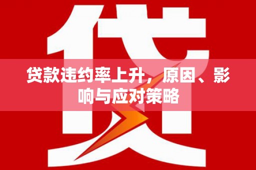 瑞芳贷款违约率上升，原因、影响与应对策略
