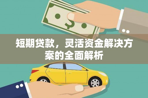 瑞芳短期贷款，灵活资金解决方案的全面解析