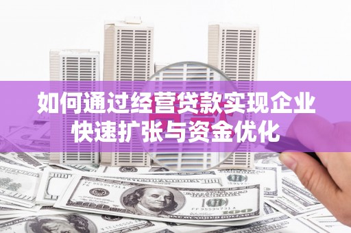 瑞芳如何通过经营贷款实现企业快速扩张与资金优化