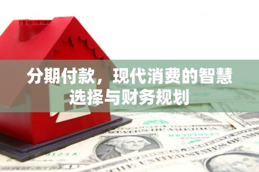 瑞芳分期付款，现代消费的智慧选择与财务规划