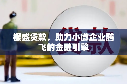 瑞芳银盛贷款，助力小微企业腾飞的金融引擎
