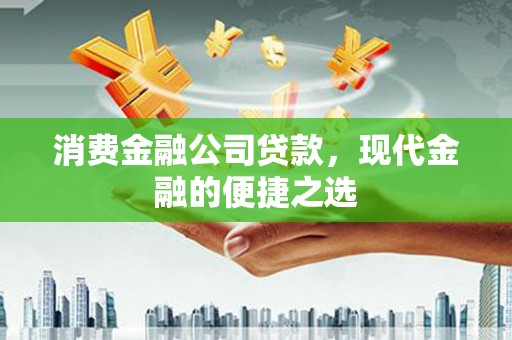 瑞芳消费金融公司贷款，现代金融的便捷之选