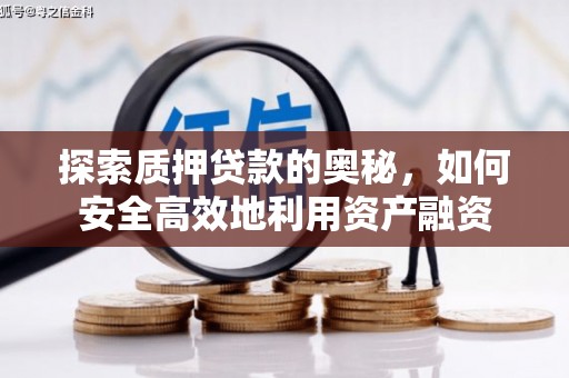 瑞芳探索质押贷款的奥秘，如何安全高效地利用资产融资