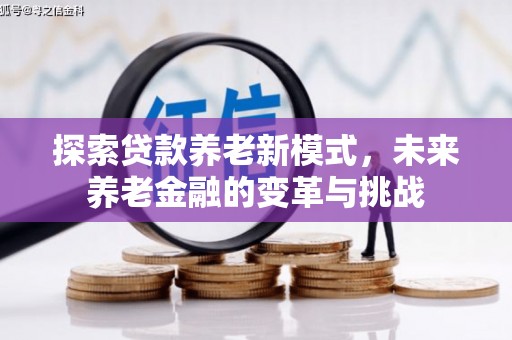 瑞芳探索贷款养老新模式，未来养老金融的变革与挑战