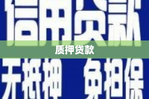 瑞芳质押贷款