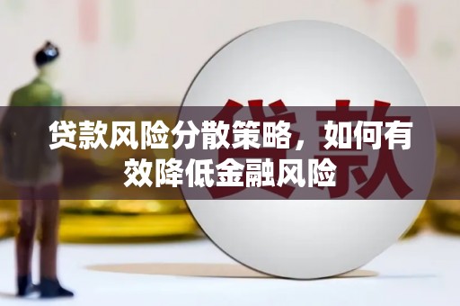 瑞芳贷款风险分散策略，如何有效降低金融风险