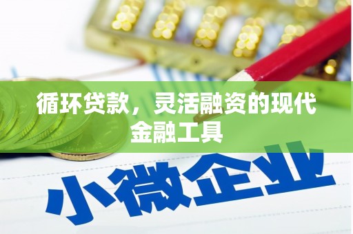 瑞芳循环贷款，灵活融资的现代金融工具