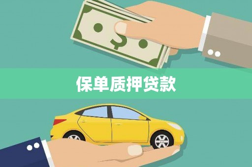 瑞芳保单质押贷款