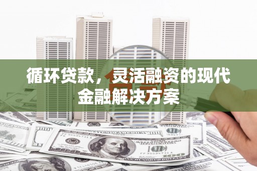 瑞芳循环贷款，灵活融资的现代金融解决方案
