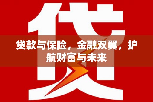 瑞芳贷款与保险，金融双翼，护航财富与未来
