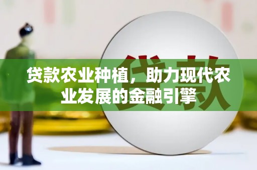 瑞芳贷款农业种植，助力现代农业发展的金融引擎