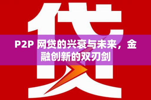 瑞芳P2P 网贷的兴衰与未来，金融创新的双刃剑