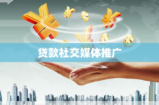 瑞芳贷款社交媒体推广