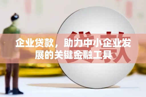 瑞芳企业贷款，助力中小企业发展的关键金融工具