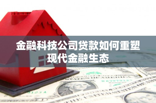 瑞芳金融科技公司贷款如何重塑现代金融生态
