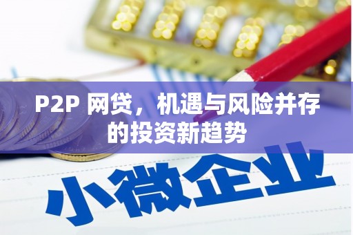 瑞芳P2P 网贷，机遇与风险并存的投资新趋势