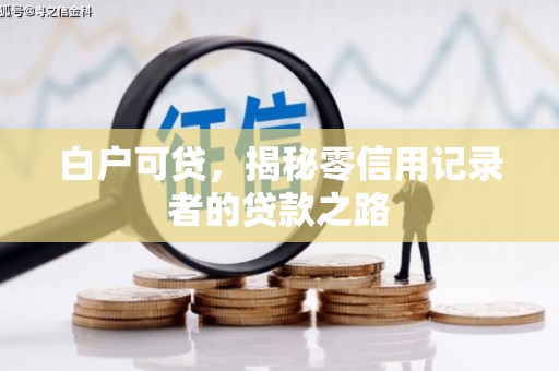 瑞芳白户可贷，揭秘零信用记录者的贷款之路