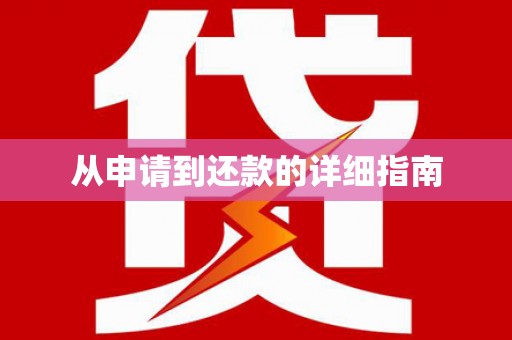 瑞芳从申请到还款的详细指南