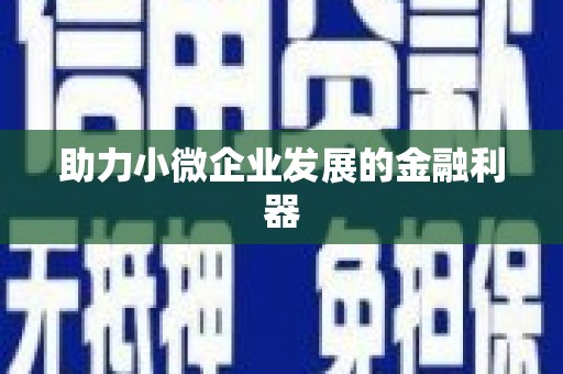 瑞芳助力小微企业发展的金融利器
