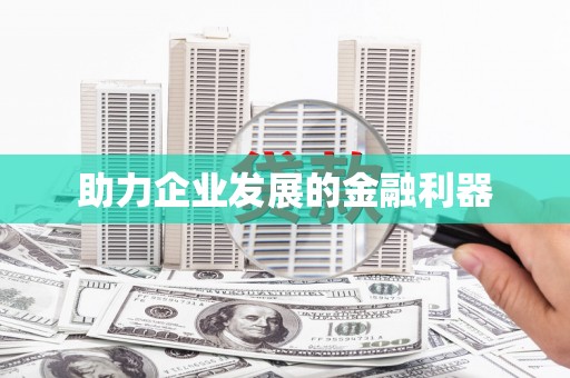 瑞芳助力企业发展的金融利器