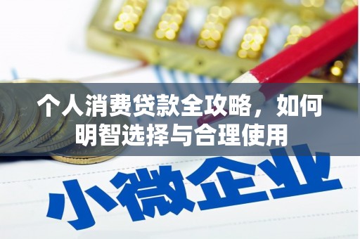 瑞芳个人消费贷款全攻略，如何明智选择与合理使用