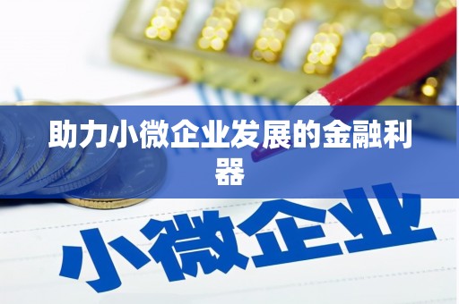 瑞芳助力小微企业发展的金融利器