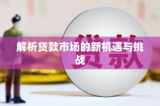 瑞芳解析贷款市场的新机遇与挑战